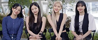 Blackpink dalam video promosi Spotify Korea pada 3 Febuari 2021