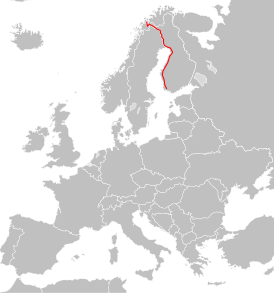 Схема маршрута E08