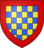 A kép leírása Blason Comtes de Dreux.svg.