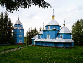 Borochyche Gorokhivskyi Volynska-Mykolaivska church-general view.jpg