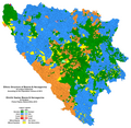 Etnički sastav Bosne i Hercegovine po naseljima 2013. godine