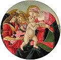 Madona in otrok z angeli, 1475, Sandro Botticelli