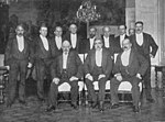 Hjalmar Brantings första regering, 1920. Thorsson sittandes till vänster.
