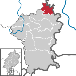 Läget för Breuberg i Odenwaldkreis