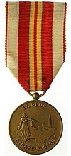 Bronzová pamětní medaile IV. pluku stráže svobody - avers