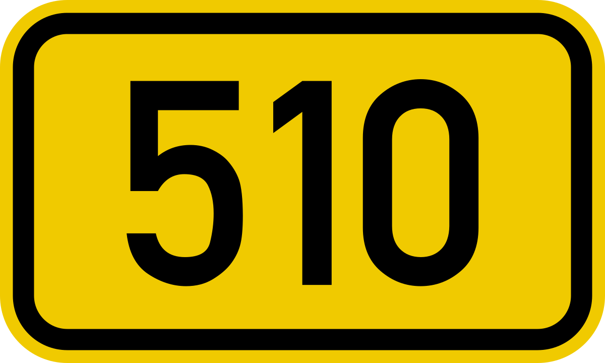 File:Bundesstraße 510 number.svg - Wikimedia Commons