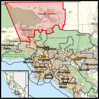 Description de l'image California's 27th congressional district (since 2023).svg.