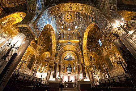 Dome interior of the Palatine Chapel