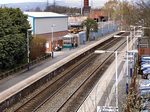 Castleton railway station, the terminus of the ELR's extension plans