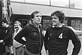 Celtic-manager Billy Mc Neal met Roy Aitken (r) op de dag voor de wedstrijd Ajax, Bestanddeelnr 932-3452.jpg