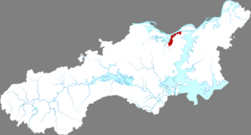 Locatie van Xúnyáng Qū