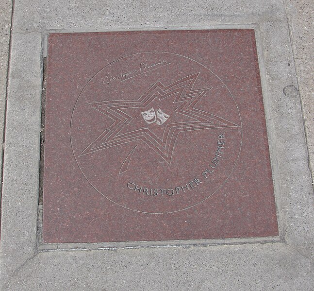 File:Christopher Plummer Star on Canada's Walk of Fame.jpg