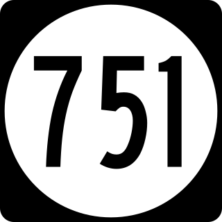 <span class="mw-page-title-main">Virginia State Route 751</span> Secondary route designation