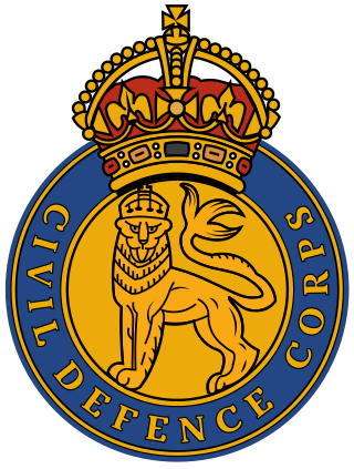 <span class="mw-page-title-main">Civil Defence Corps</span> UK civil defence unit