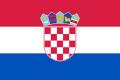 Civil ensign of the Republic of Croatia (Pantone version)