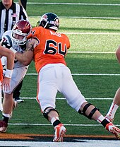 Kelly with Oregon State Beavers in 2012 Colin Kelly (Oregon State vs. Washington State, 2012).jpg