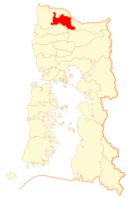 Kaart van Osorno