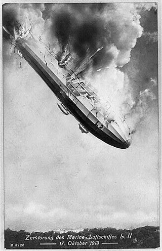 <span class="mw-page-title-main">Johannisthal air disaster</span> 1913 in-flight German airship explosion