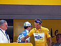 Cyril Dessel en maillot jaune (Tour de France 2006).jpg