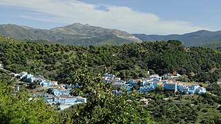 Júzcar,  Andalusien, Spanien