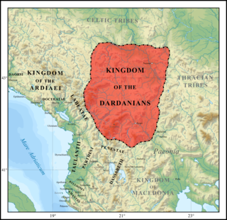 <span class="mw-page-title-main">Kingdom of Dardania</span> Ancient state in the Balkans