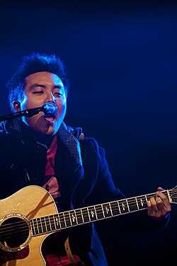 Choi performing live