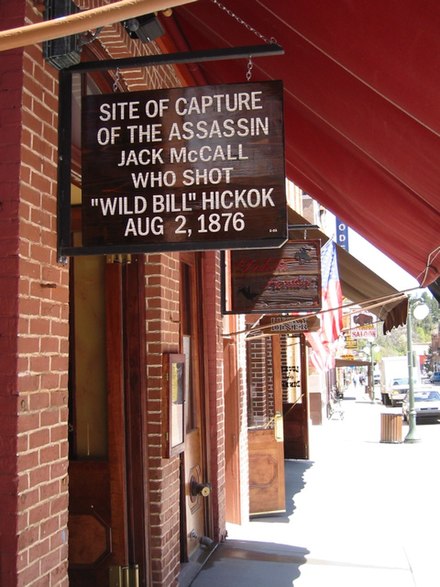 Historical marker, Deadwood