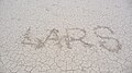 Death Valley NP - Racetrack Playa - vandalism