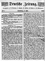 Vorschaubild für Deutsche Zeitung (1847–1850)