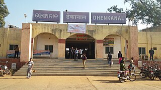 Dhenkanal railway station Railway station in Odisha, India