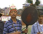 A khene player in Isan.