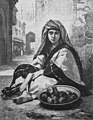 Die Gartenlaube (1894) b 485.jpg Früchteverkäuferin in den Straßen von Kairo