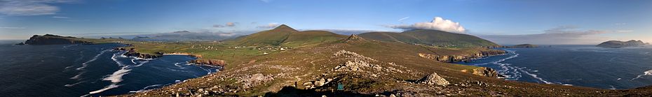 Dingle peninsula panorama crop