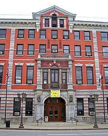 The current Dutchess County Court House, built in 1903, stands on the same site as the original 1720 building Dutchess County Courthouse.jpg