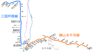 Echizen Railway Linemap.svg