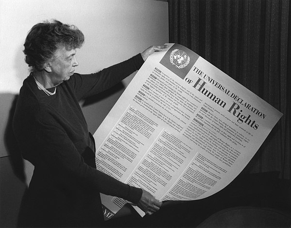 Eleanor Roosevelt believed the Universal Declaration of Human Rights of 1948 "may well become the international Magna Carta of all". Based on the Pres