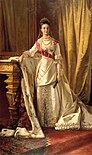 Portræt af dronning Louise udført 1881 af Elisabeth Jerichau Baumann - fra Amalienborg-samlingerne