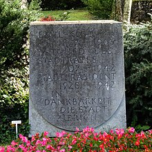 Emil Klöti (1877–1963) Politiker. Grab, Friedhof Enzenbühl, Zürich