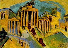 Brandenburger Tor, 1915, private Collection Würth in Germany