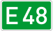 European Road 48 number DE.svg