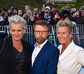 Eva Dahlgren (invald 2014), Björn Ulvaeus (invald med ABBA 2014) och Efva Attling.