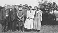 Ezra Meeker, Clarence B Bagley, and George H Himes with other dignitaries, 1919 (PORTRAITS 190).jpg