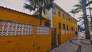 Fotografia da fachada lateral da casa em que nasceu Anísio Teixeira, hoje um centro cultural