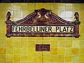 Berliner U-Bahn-Station unter dem Fehrbelliner Platz