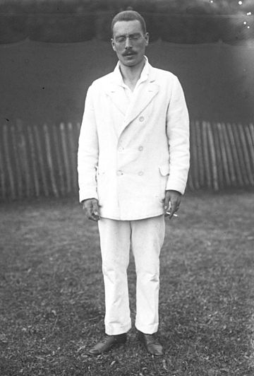 Felix Pipes, tennis doubles silver medalist.