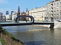 Bridge "Festina lente" in front of ALU