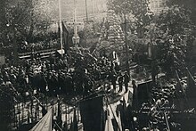 Festivities of the commemoration of the gathering of the Constituent Assembly of Lithuania (Kaunas, 1925) Festivities of the gathering of the Constituent Assembly of Lithuania at the Garden of the Vytautas the Great War Museum in Kaunas in 1925.jpg