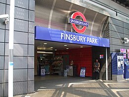 Finsbury Park tube stn entrance Station Place.JPG