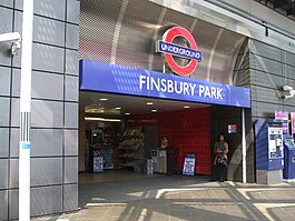 Finsbury Park tube stn entrance Station Place.JPG