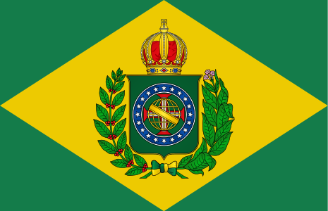 Bandeira do Império do Brasil (1822-1889).